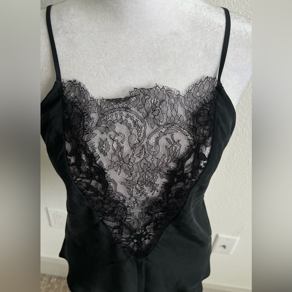 Maje & Vanessa Traina collab Black Camisole with Delicate Lace Detailing - Picture 2 of 6